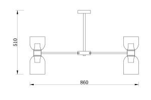 Второе фото. Светильник подвесной FREYA Modern