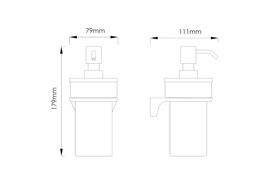 Дозатор для жидкого мыла WasserKRAFT Aisch (изображение №2)