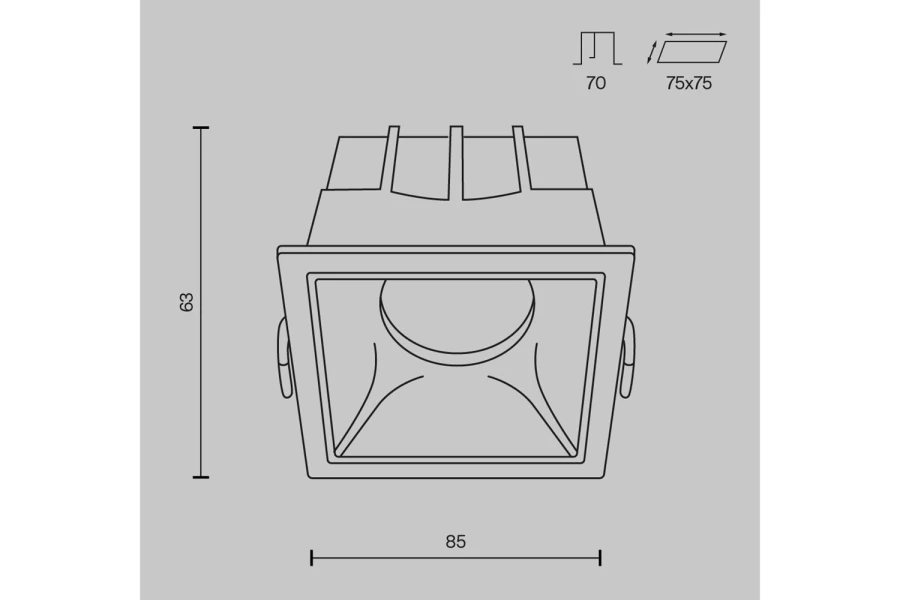 Светильник встраиваемый Downlight Alfa (изображение №12)
