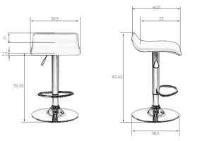 Второе фото. Стул барный DOBRIN Tommy