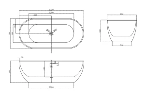 Второе фото. Ванна отдельностоящая AB9241