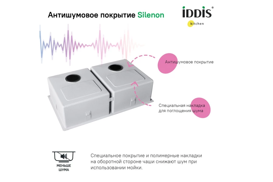 Мойка врезная IDDIS Edifice (изображение №5)