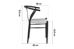 Второе фото. Стул обеденный Wishbone Style