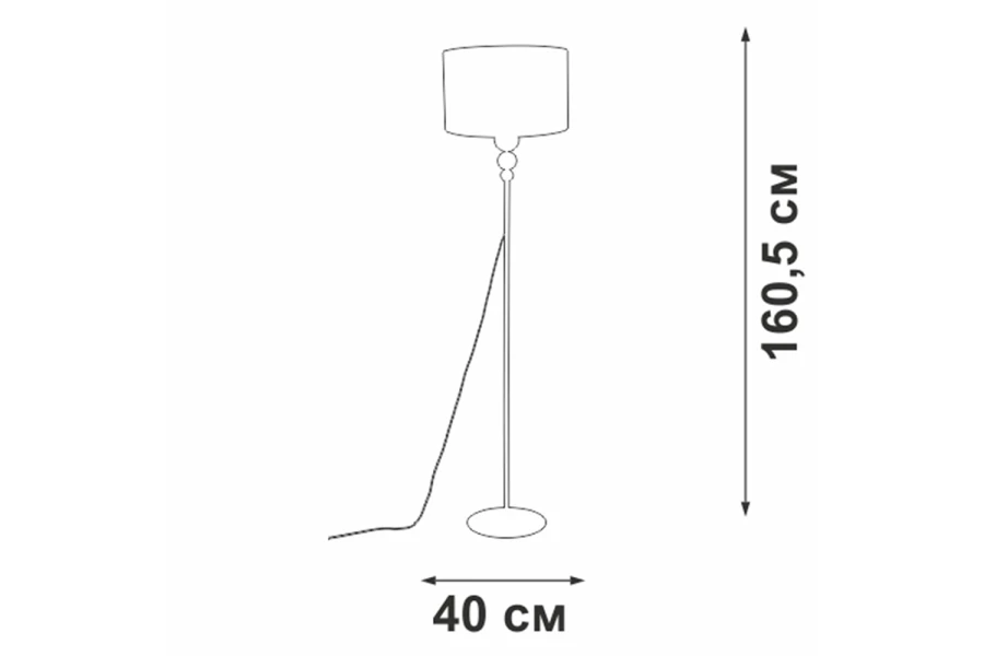 Светильник напольный V2890-0/1P (изображение №5)