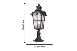 Второе фото. Светильник уличный Bristol