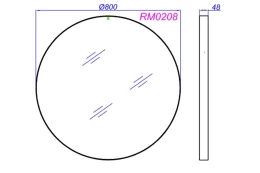 Зеркало AQWELLA RM0208