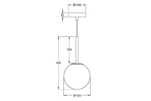 Второе фото. Светильник подвесной Modern Basic Form