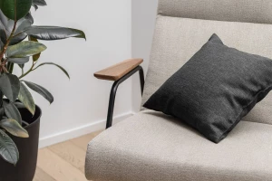 Второе фото. Подушка-думка Графит