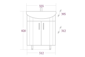 Второе фото. Тумба напольная ONIKA Лига