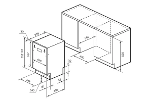 Второе фото. Посудомоечная машина MILLEN MDW 453