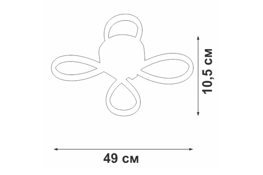 Светильник потолочный LED VITALUCE V4646 (изображение №4)