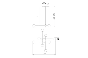 Второе фото. Светильник подвесной Planet