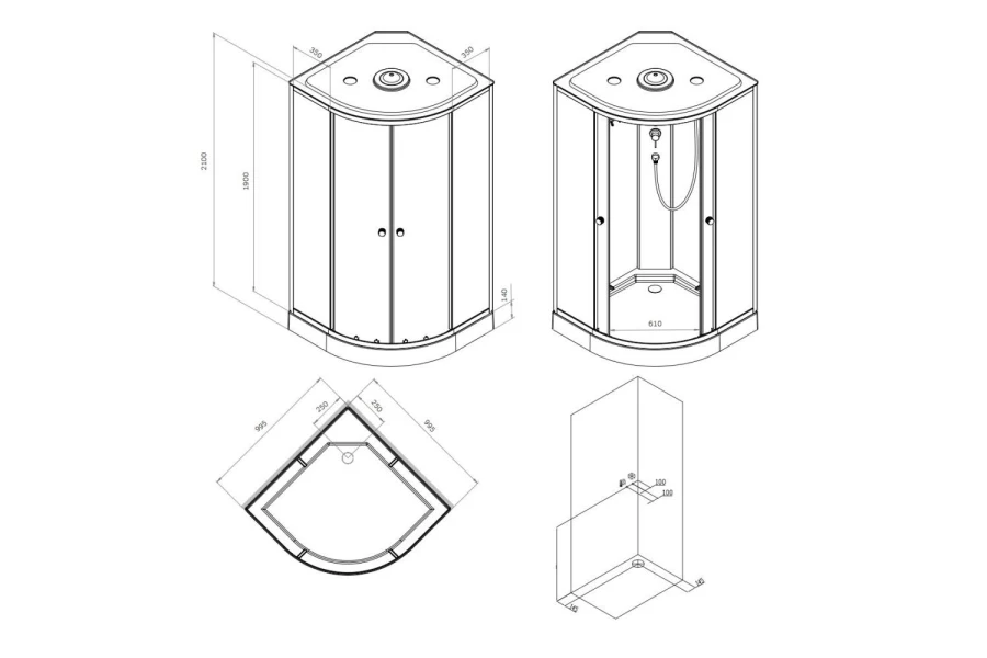 Душевая кабина X-Joy (изображение №8)