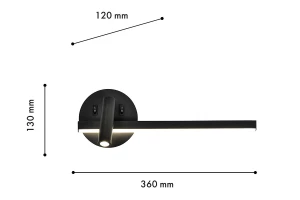 Второе фото. Светильник настенный LED Parete