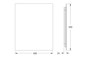 Второе фото. Зеркало с LED-подсветкой Glow