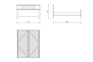 Второе фото. Кровать Сага