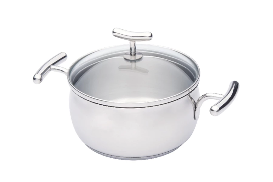Кастрюля с крышкой Yumi Glass 2.6 л (изображение №1)