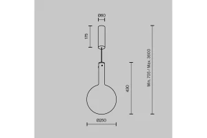 Второе фото. Светильник подвесной MAYTONI Modern Nebula