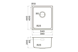 Второе фото. Мойка врезная OMOIKIRI Tadzava 38
