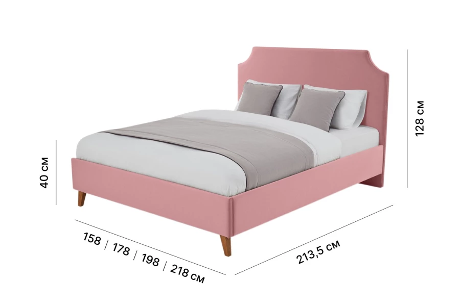 Кровать с подъёмным механизмом SCANDICA Andrea 160х200 см (изображение №5)