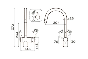 Второе фото. Смеситель OMOIKIRI Yamada