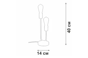 Второе фото. Светильник настольный V3005-1/2L