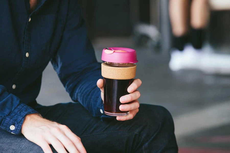 Кружка KeepCup Brew Cork Black (изображение №4)