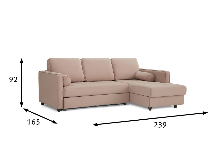Угловой диван-кровать DREAMART Шеффилд (изображение №20)