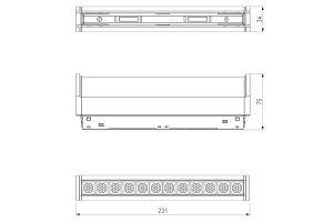 Второе фото. Трековый светильник Slim Magnetic Alter