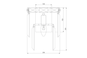Второе фото. Светильник настенный Elegante