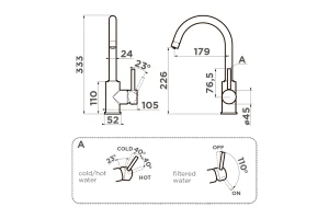 Второе фото. Смеситель OMOIKIRI Shinagawa