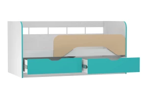 Второе фото. Кровать с бортиком Радуга