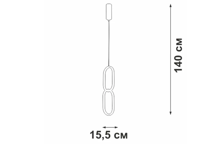 Светильник подвесной LED VITALUCE V4695-1/2S (изображение №6)