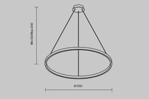 Второе фото. Светильник подвесной MAYTONI Modern Rim