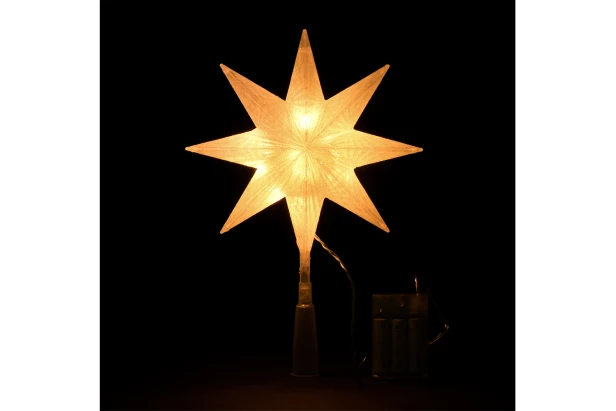Верхушка на ёлку Звезда 8-конечная (изображение №3)