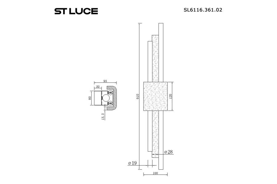 Бра ST LUCE Brighton (изображение №3)