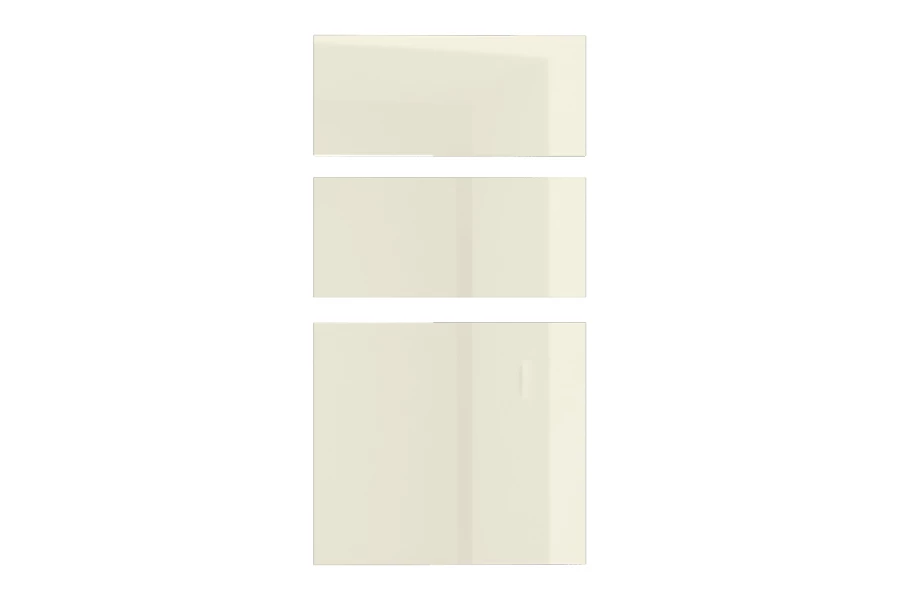 Комплект фасадов для шкафа напольного с 3 выдвижными ящиками Сити 40х72 см (изображение №1)