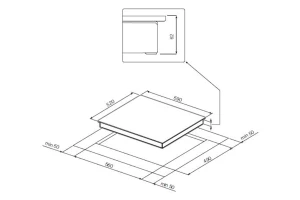 Второе фото. Индукционная варочная панель GRAUDE IK 60.1