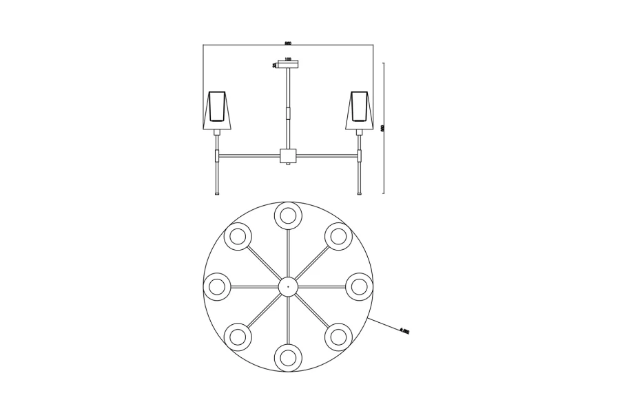 Люстра FREYA Modern (изображение №4)