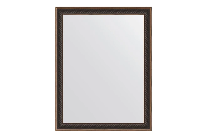 Зеркало в раме витой махагон (изображение №1)