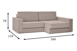 Угловой диван-кровать Тревис