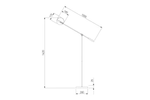 Второе фото. Светильник напольный Grazia