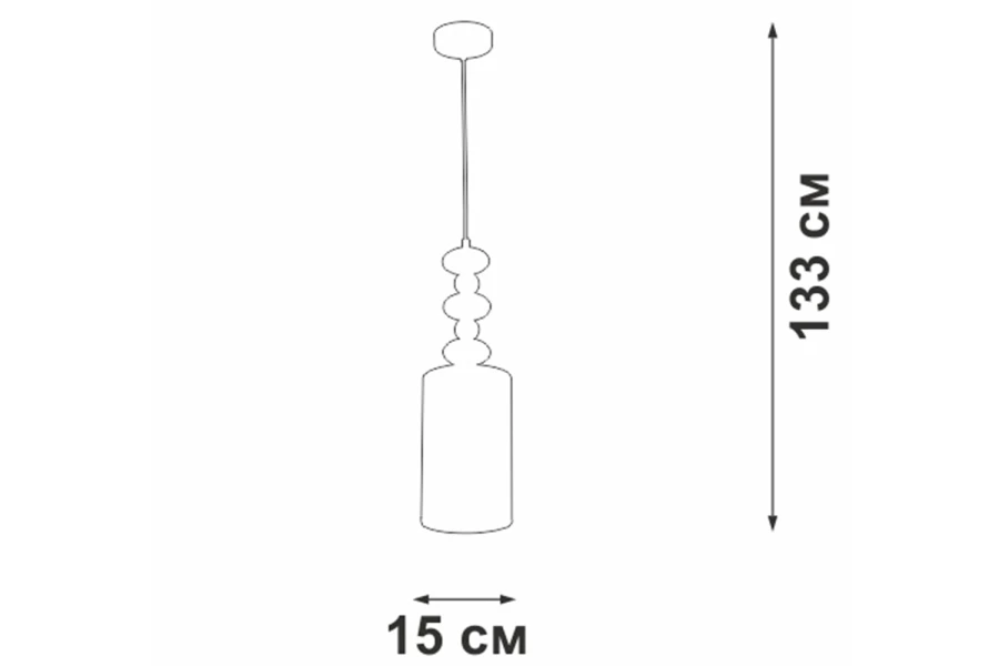 Светильник подвесной V2999-1/1S (изображение №5)