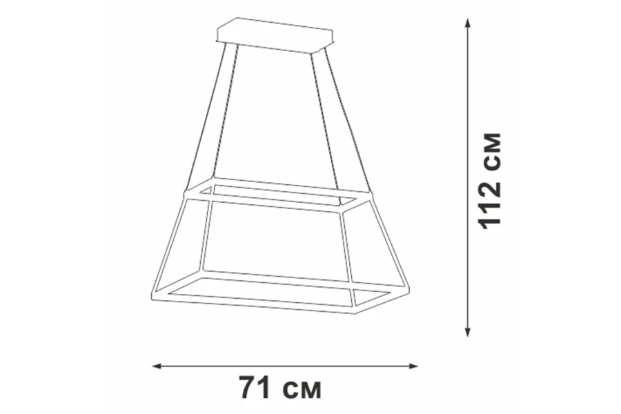 Светильник подвесной VITALUCE V4694-0/1S (изображение №5)