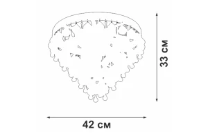 Второе фото. Люстра VITALUCE V5865-7/10PL