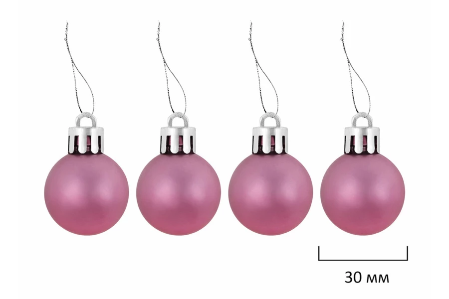 Набор ёлочных шаров Elegant Pink (изображение №12)