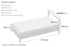 Кровать с подъёмным механизмом левосторонняя Маэстро (изображение №13)