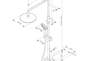 Второе фото. Душевая система AM.PM Sunny