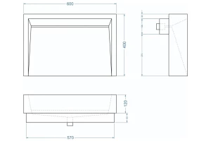 Второе фото. Раковина для ванной комнаты Mariana