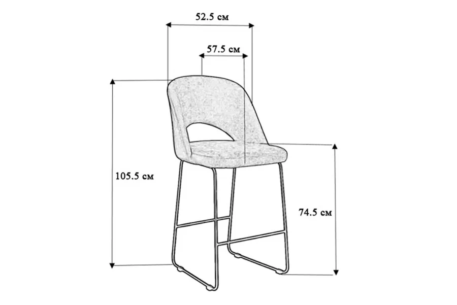 Стул барный Lars (изображение №4)